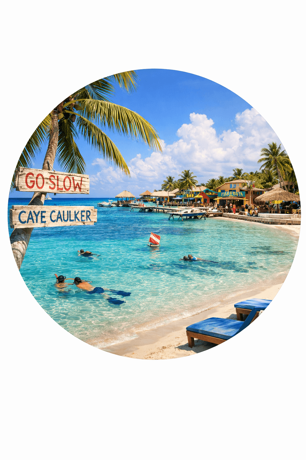 Belizean Vacation Caye Caulker Island Beach Vacation