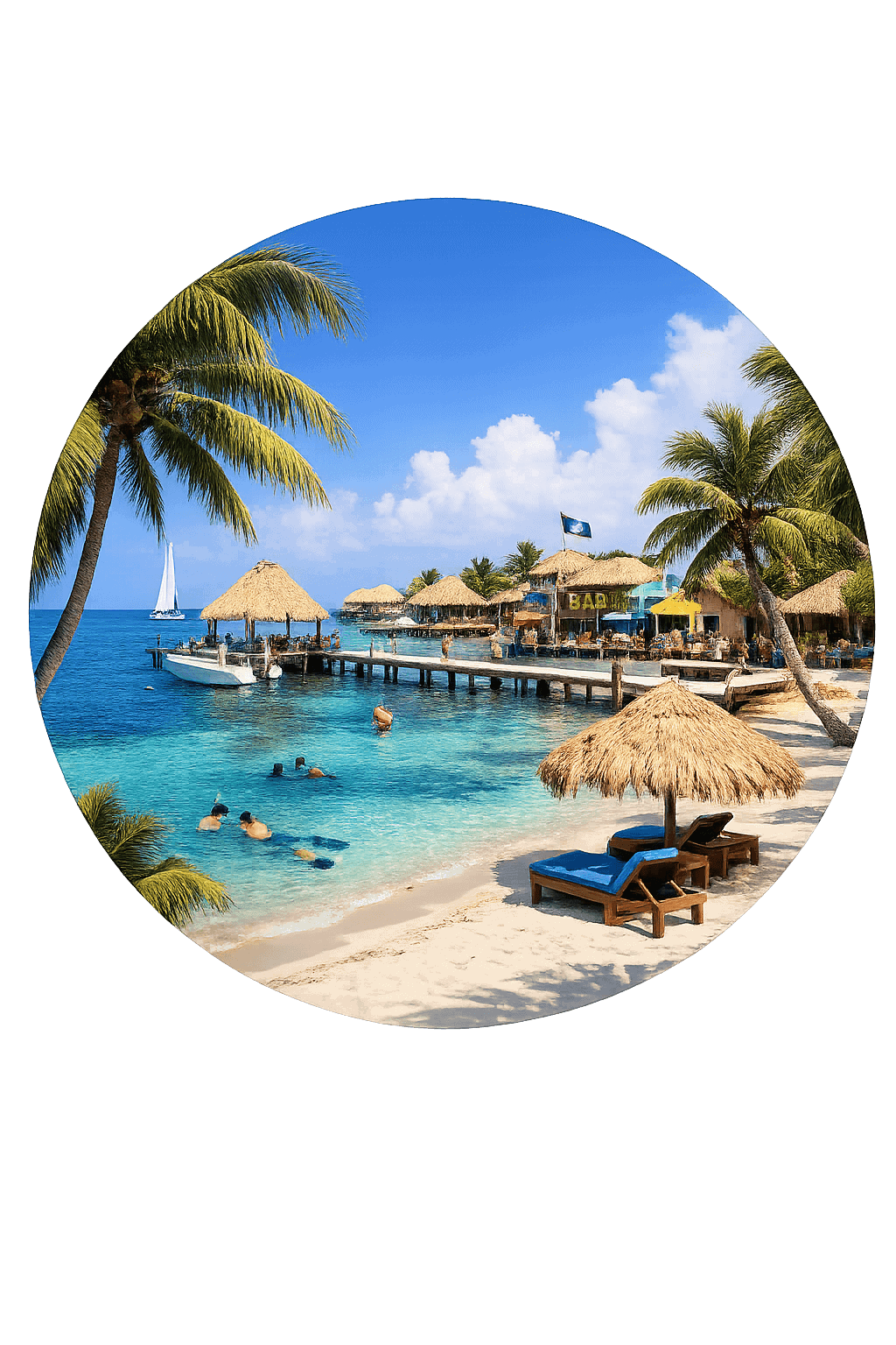 Belizean Vacation San Pedro Island Beach Vacation